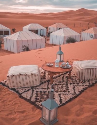 Morocco luxury desert glamping and tents